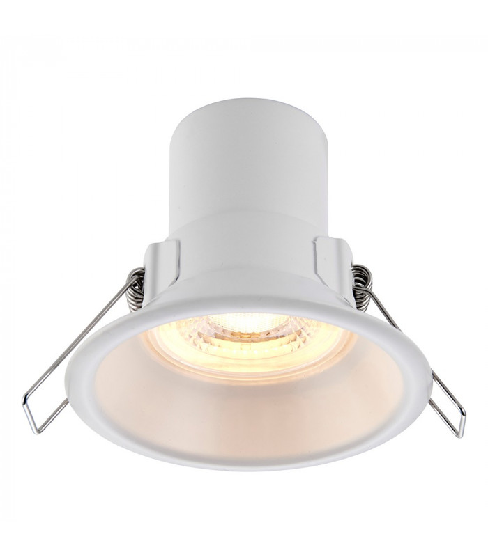 Bathroom Recessed Downlight Anti-Glare IP65 4W Matt White Paint