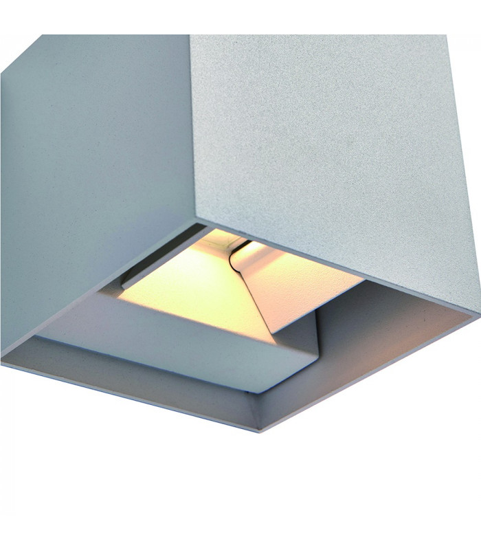 Outdoor Up Down Wall 2 Light Wall IP44 5W Matt White Paint