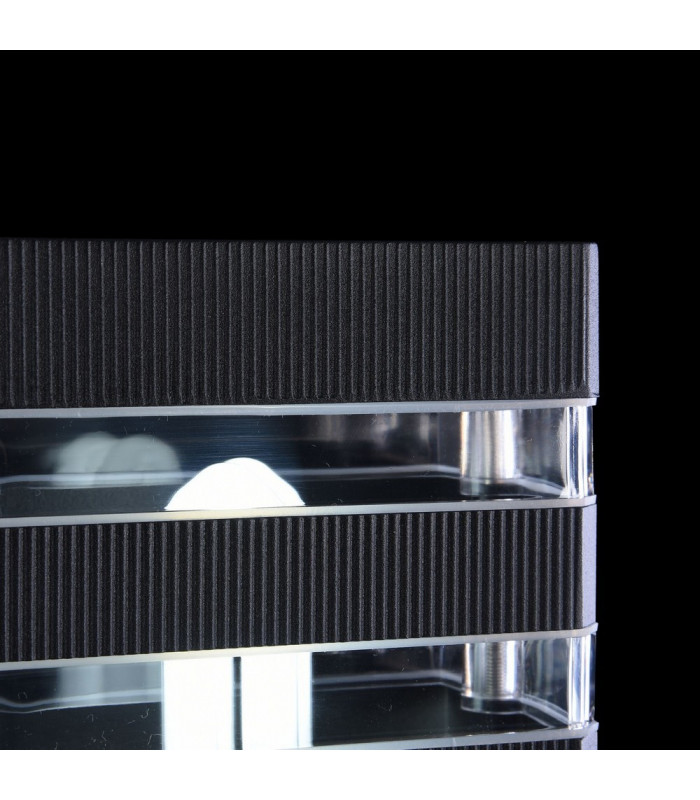 Wall Lamp Black, 1 Light IP54, E27