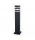 Outdoor Floor Bollard Lighting Black, 1 Light IP54, E27