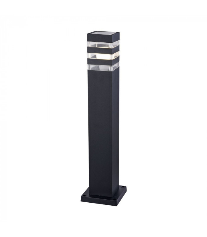 Outdoor Floor Bollard Lighting Black, 1 Light IP54, E27