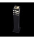Outdoor Floor Bollard Lighting Black, 1 Light IP54, E27