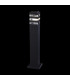 Outdoor Floor Bollard Lighting Black, 1 Light IP54, E27