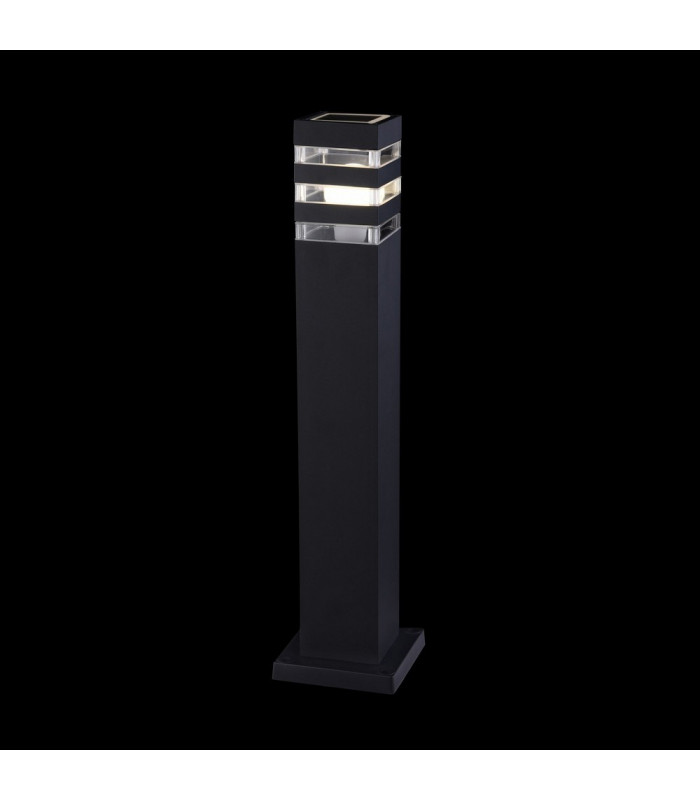 Outdoor Floor Bollard Lighting Black, 1 Light IP54, E27
