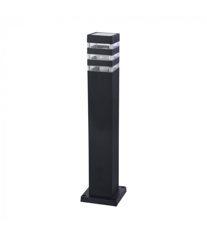 Outdoor Floor Bollard Lighting Black, 1 Light IP54, E27