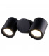 Wall Lamp Black, 2 Light IP54, GU10