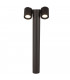 Outdoor Floor Bollard Lighting Black, 2 Light IP54, GU10