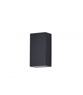 Integrated LED Wall Lamp Black, IP54