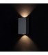 Integrated LED Wall Lamp Black, IP54