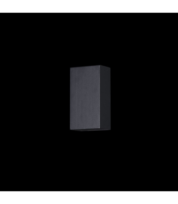 Integrated LED Wall Lamp Black, IP54