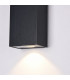 Integrated LED Wall Lamp Black, IP54