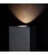 Integrated LED Wall Lamp Black, IP54