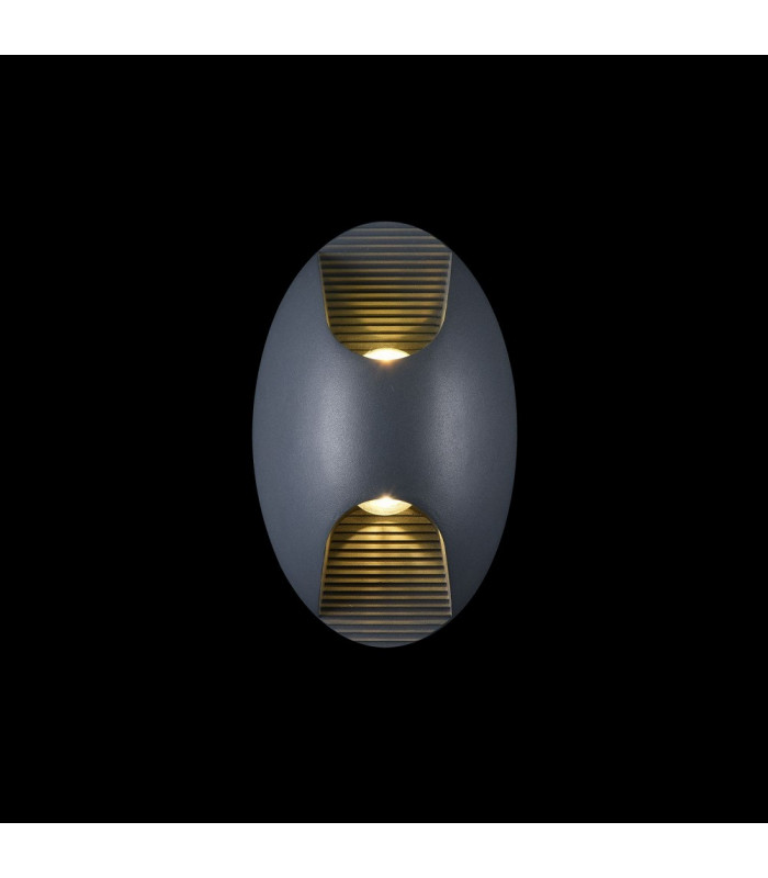 Integrated LED Wall Lamp Grey, IP65