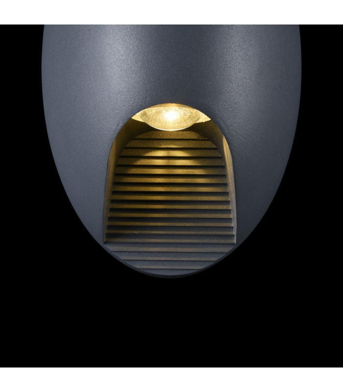 Integrated LED Wall Lamp Grey, IP65