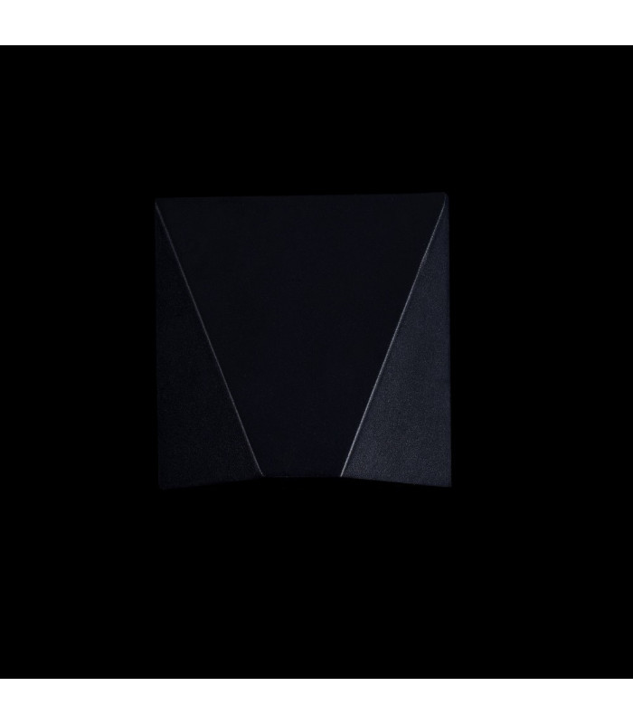 Integrated LED Wall Lamp Black, IP54