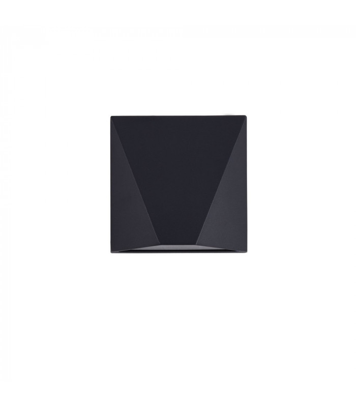 Integrated LED Wall Lamp Black, IP54