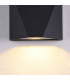 Integrated LED Wall Lamp Black, IP54