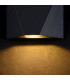 Integrated LED Wall Lamp Black, IP54