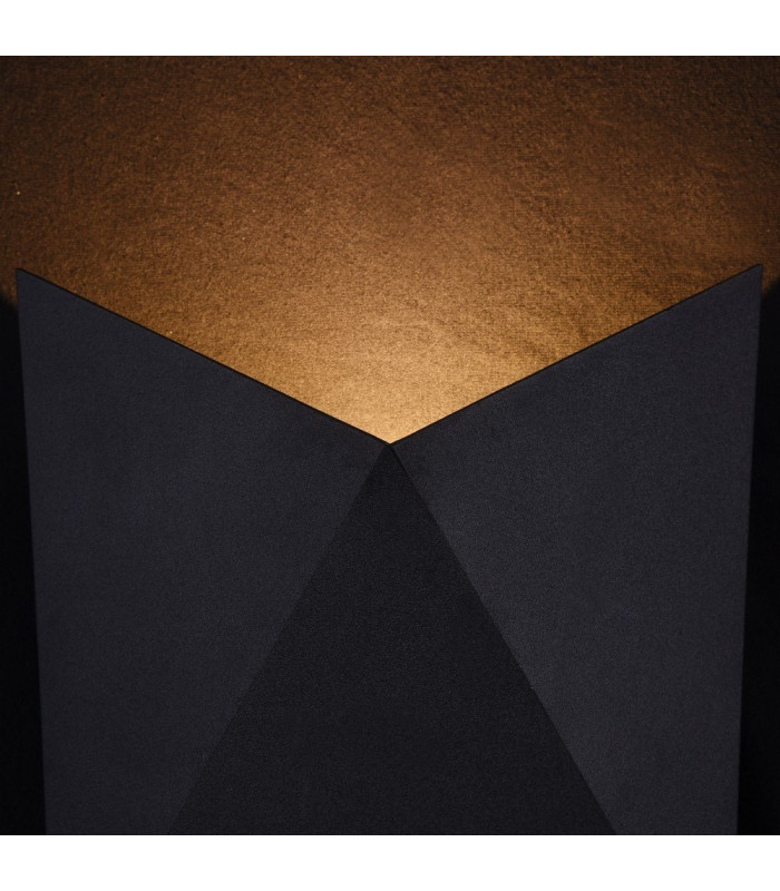 Integrated LED Wall Lamp Black, IP54