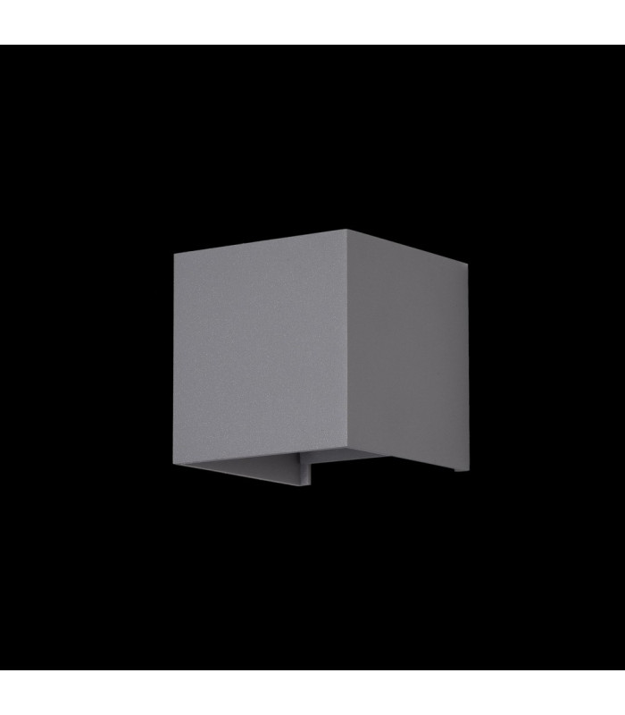Integrated LED Wall Lamp Grey, IP54