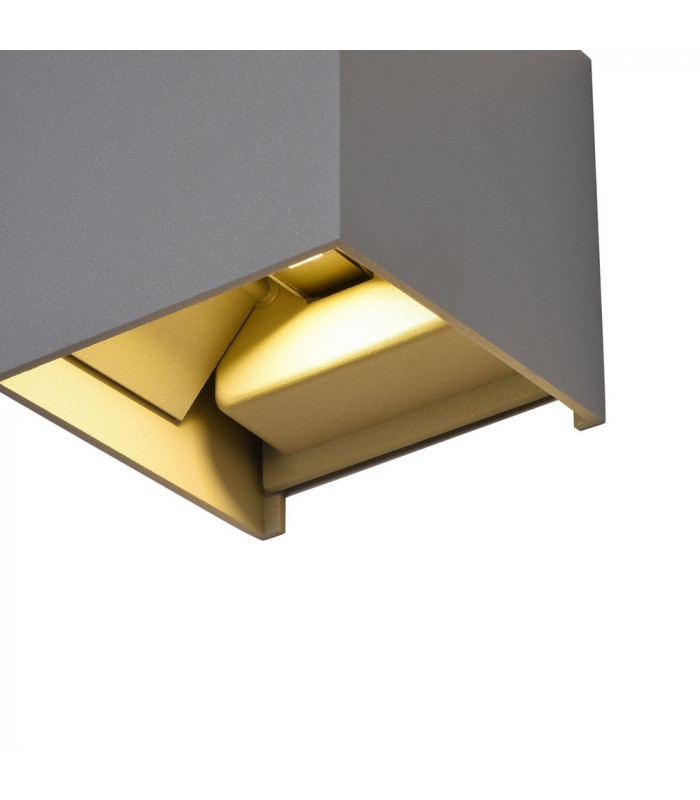 Integrated LED Wall Lamp Grey, IP54