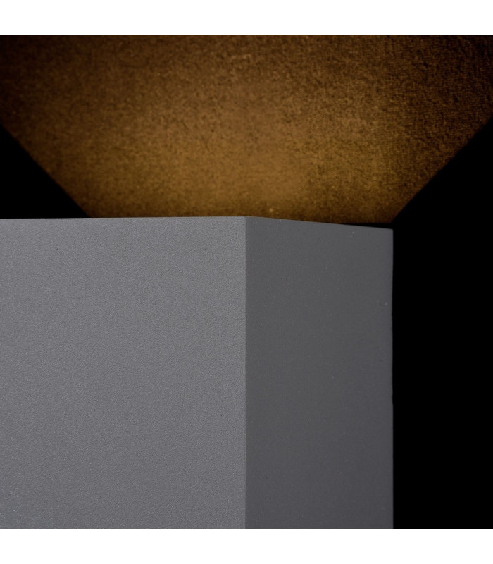 Integrated LED Wall Lamp Grey, IP54