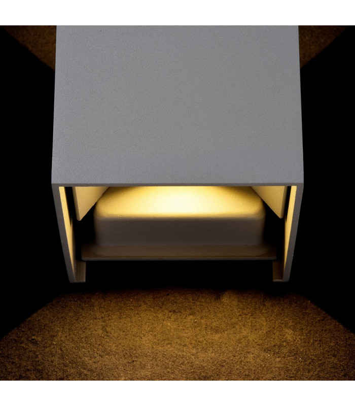 Integrated LED Wall Lamp Grey, IP54