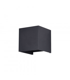 Integrated LED Wall Lamp Black, IP54