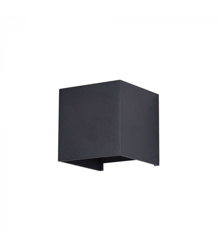 Integrated LED Wall Lamp Black, IP54