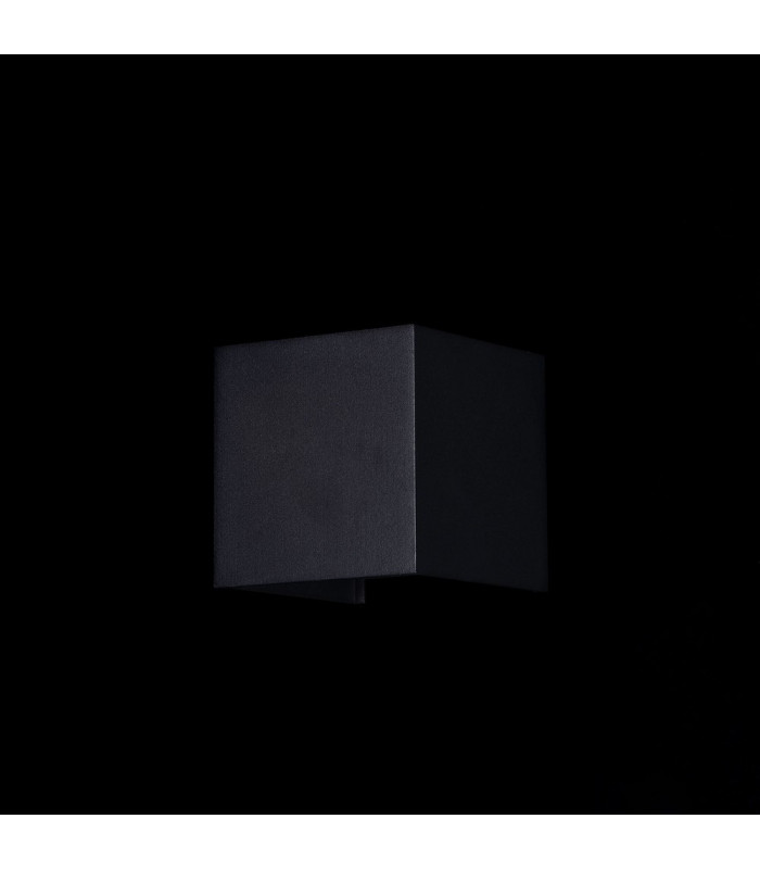 Integrated LED Wall Lamp Black, IP54