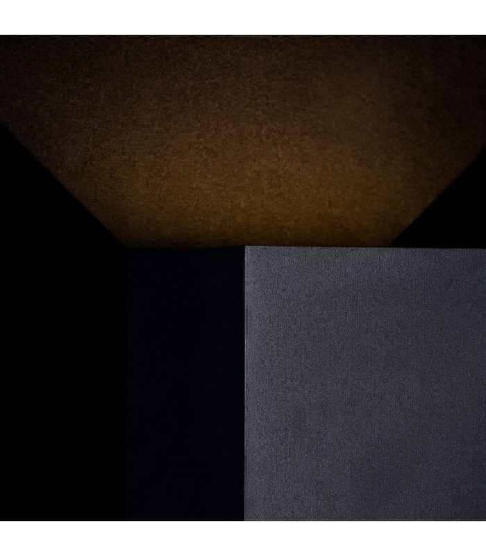 Integrated LED Wall Lamp Black, IP54