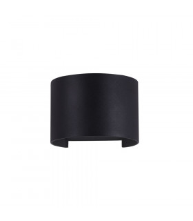 Integrated LED Wall Lamp Black, IP54