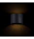Integrated LED Wall Lamp Black, IP54
