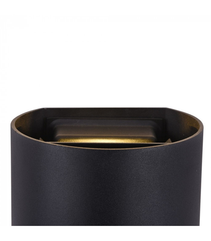 Integrated LED Wall Lamp Black, IP54
