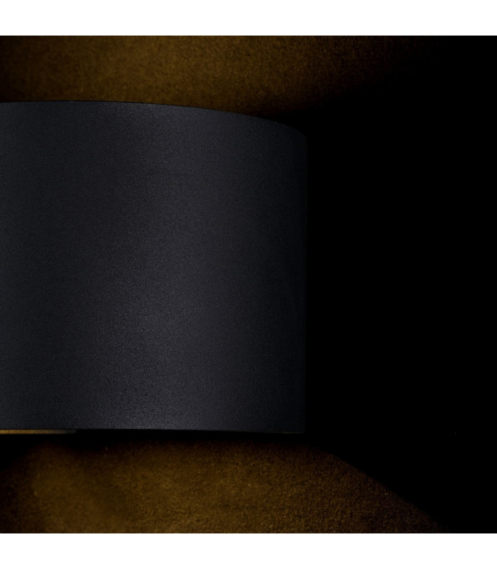 Integrated LED Wall Lamp Black, IP54