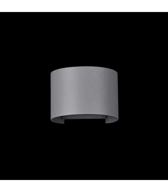 Integrated LED Wall Lamp Grey, IP54