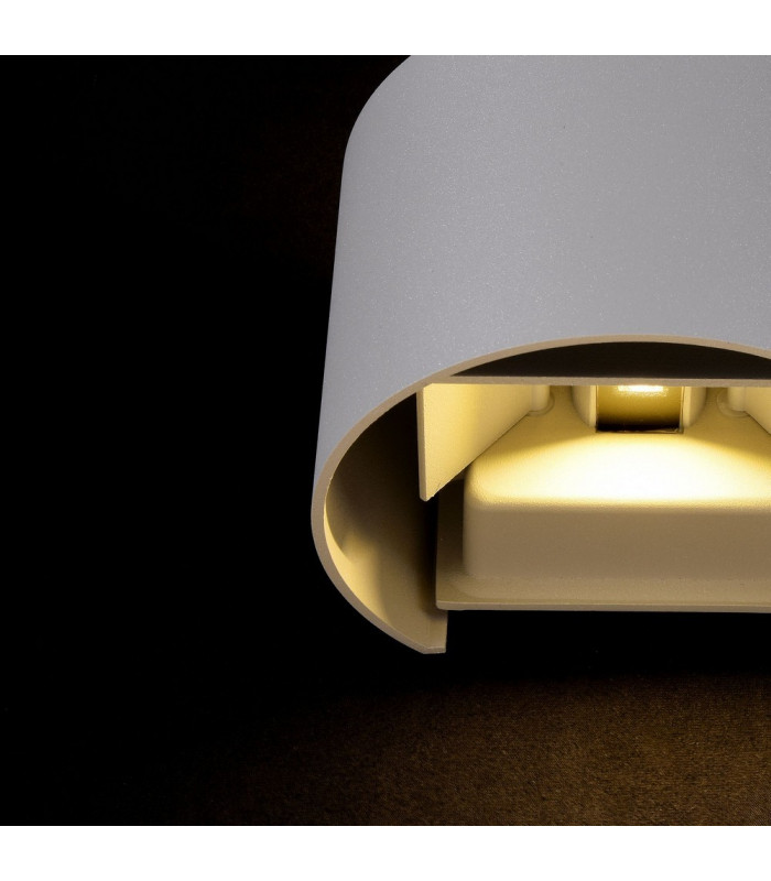 Integrated LED Wall Lamp Grey, IP54