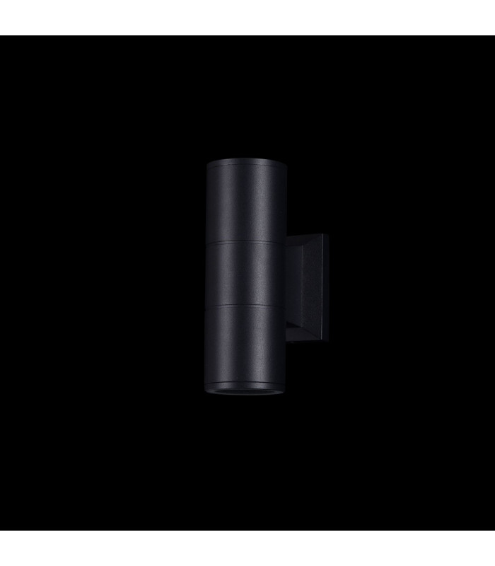 Wall Lamp Black, 2 Light IP54, GU10