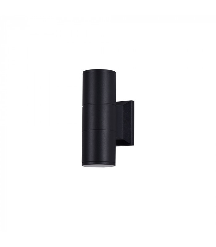 Wall Lamp Black, 2 Light IP54, GU10