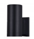 Wall Lamp Black, 2 Light IP54, GU10