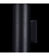 Wall Lamp Black, 2 Light IP54, GU10
