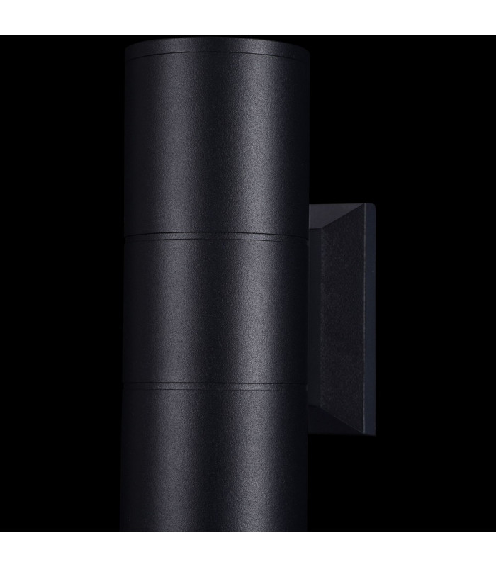 Wall Lamp Black, 2 Light IP54, GU10