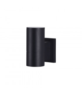 Wall Lamp Black, 1 Light IP54, GU10