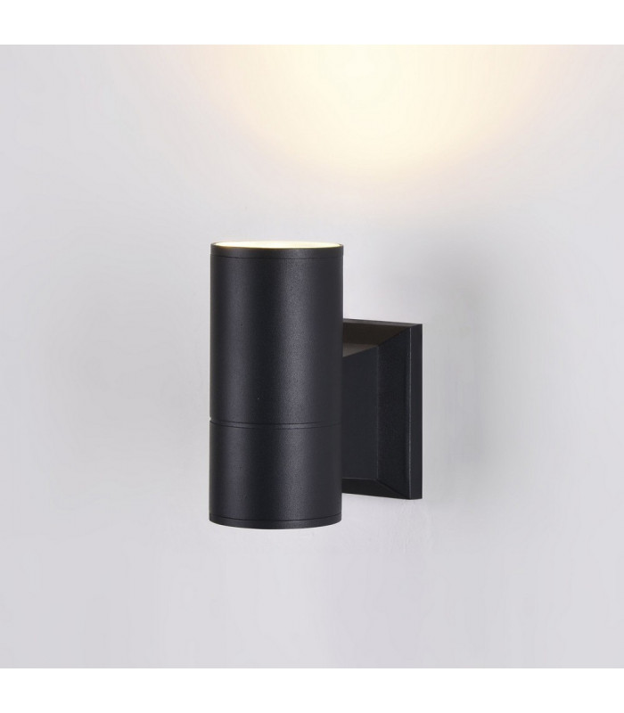 Wall Lamp Black, 1 Light IP54, GU10