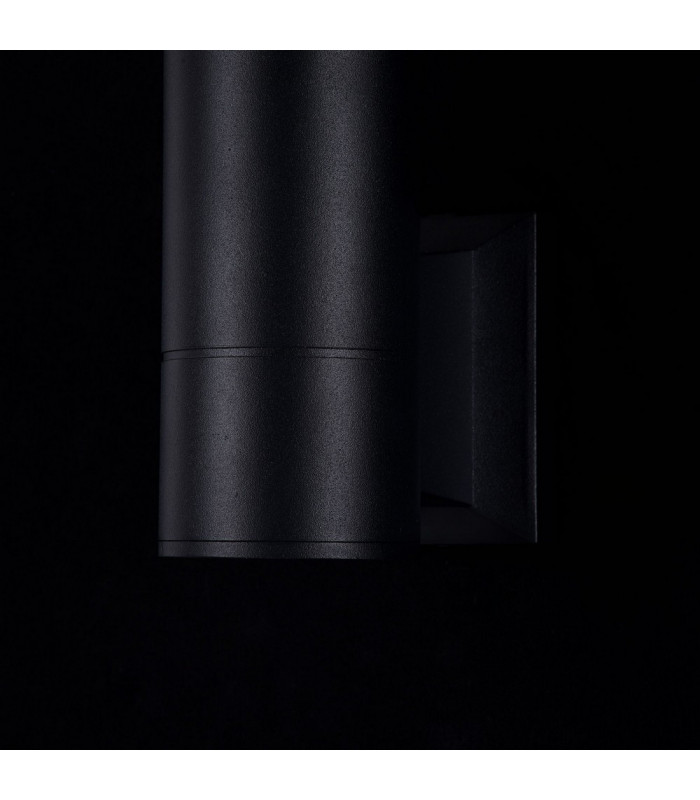 Wall Lamp Black, 1 Light IP54, GU10