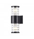 Wall Lamp Black, 2 Light IP54, E27