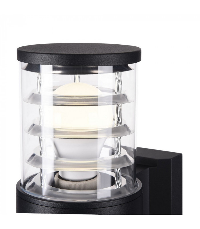 Wall Lamp Black, 2 Light IP54, E27