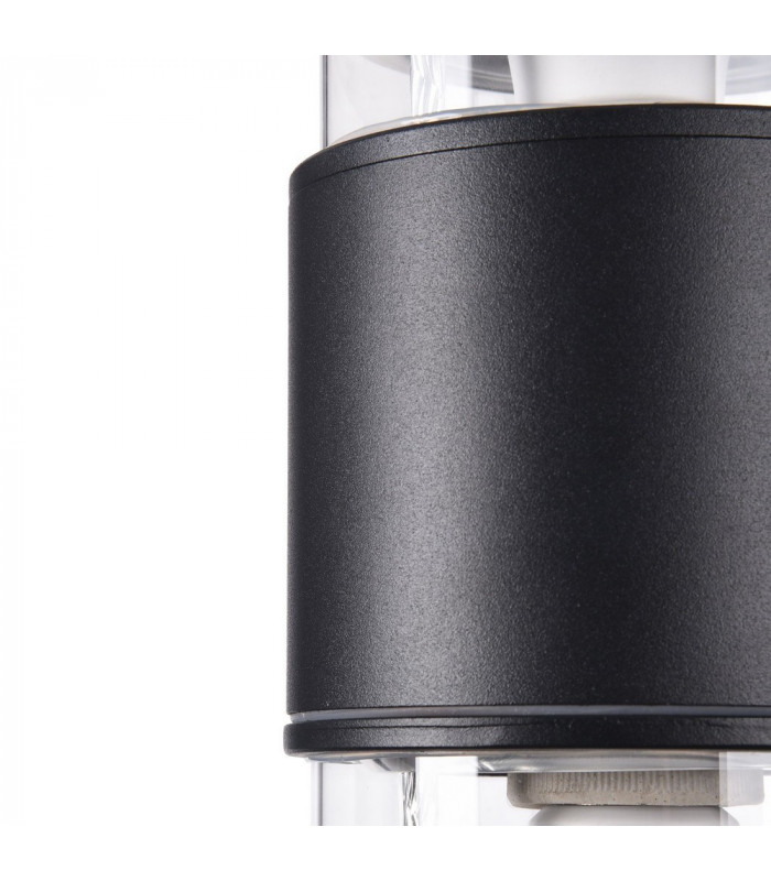 Wall Lamp Black, 2 Light IP54, E27