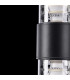Wall Lamp Black, 2 Light IP54, E27