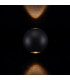 Integrated LED Wall Lamp Black, IP54